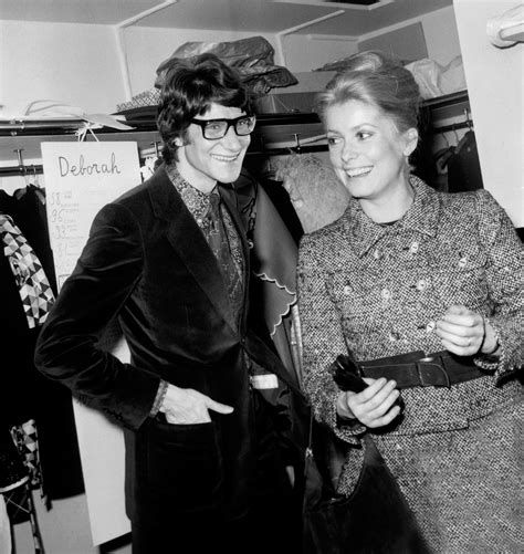 yves saint laurent et catherine deneuve|Meeting Catherine Deneuve .